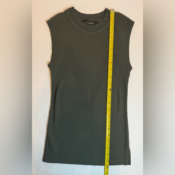 LOFT Versa Ribbed Shell Alpine Green Size S - Picture 4 of 11